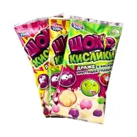 Драже в кислой хрустящей глазури «ШокоКислики», 10 г Драже в кислой хрустящей глазури «ШокоКислики», 10 г
