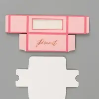 Коробка подарочная с окном &laquo;Подарок&raquo;, 12&times;5.5&times;5.5 см, самосборная