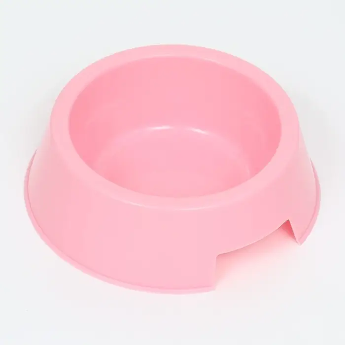 Миска пластиковая 17 х 17 х 5 см, 400 мл, нежно-розовая Миска пластиковая 17 х 17 х 5 см, 400 мл, нежно-розовая