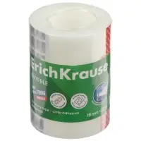 Клейкая лента ErichKrause Invisible, 18 мм &times; 20 м, прозрачная, с матовой поверхностью