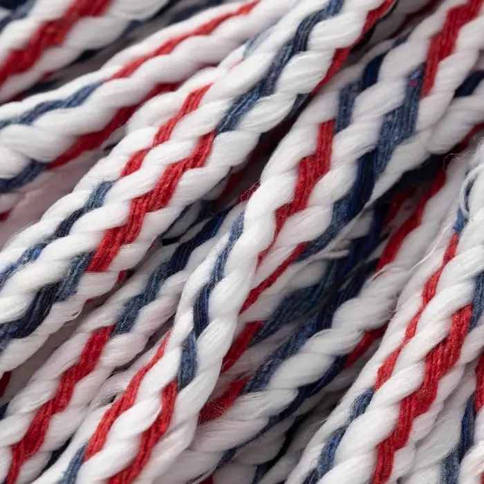 Насадка для швабры верёвочная Доляна, микрофибра, 30&times;7&times;6.5 см, цвет МИКС