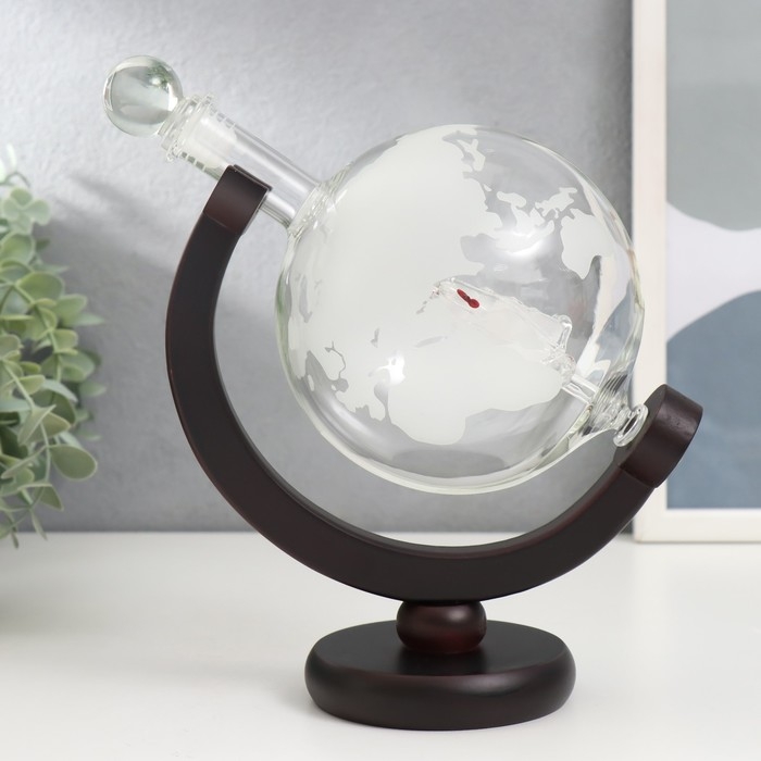 Сувенирный графин  Сувенирный графин "Корабль в шаре" 800 мл 27х16,5х36 см