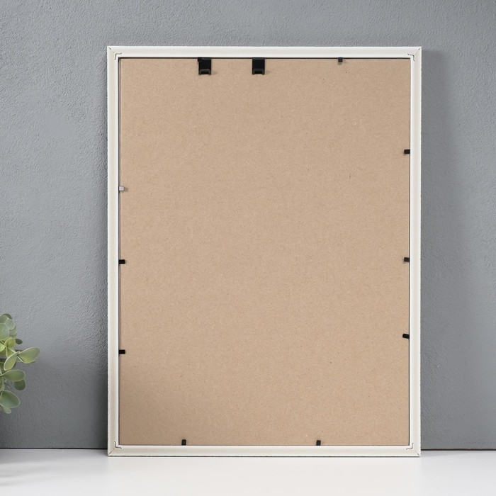 Фоторамка пластик Фоторамка пластик "Камышок" 30х40 см, белый