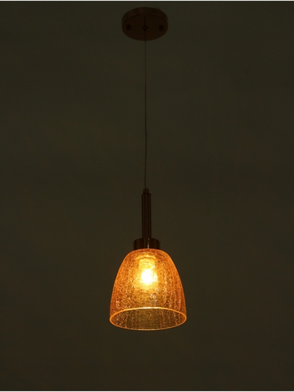 Светильник «Кейт» 1х40Вт Е27 золото 14,5х14,5х27+100см