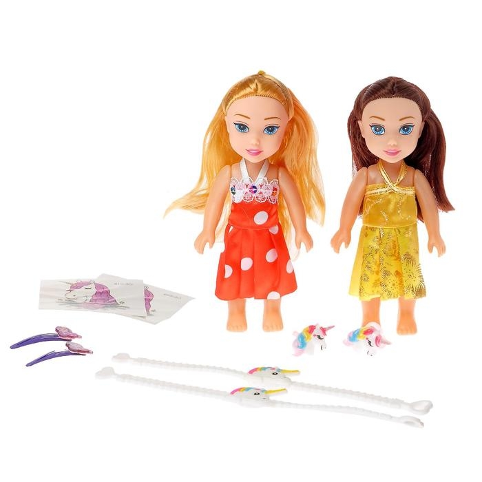 Подарочный набор «Лучшие подружки», куклы, аксессуары, МИКС Подарочный набор «Лучшие подружки», куклы, аксессуары, МИКС