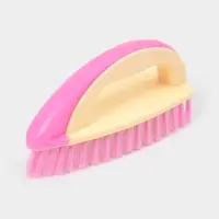 Щётка утюжок для уборки Доляна, с ручкой, пластик, хозяйственная, 17&times;6&times;8.5 см, МИКС