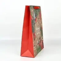 Набор новогодних крафтовых пакетов &laquo;Счастье&raquo;, 2 шт. 31&times;40&times;11.5, 1 шт. 23&times;27&times;11.5 см