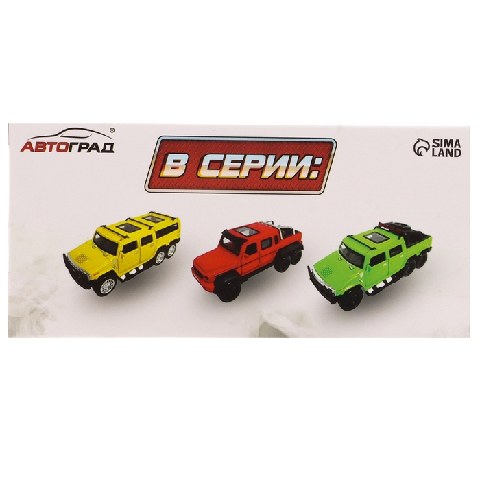 Машина металлическая, световые и звуковые эффекты, открываются двери, инерция, цвет МИКС Машина металлическая, световые и звуковые эффекты, открываются двери, инерция, цвет МИКС