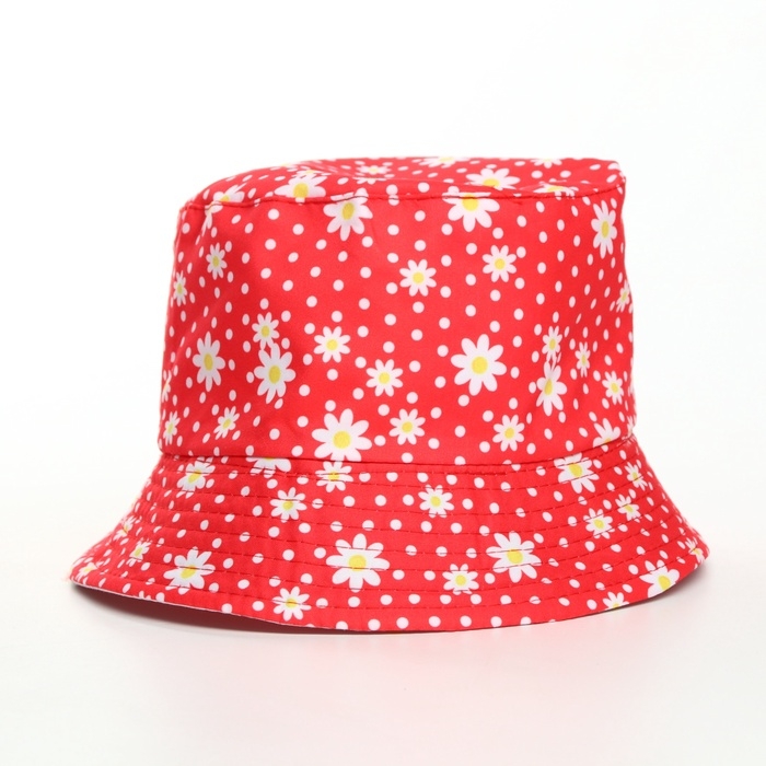 Панама детская для девочки, двухсторонняя, разме54-56 «»