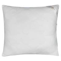 Подушка 70х70 стеганная (микрофибра/лебяжий пух), белый