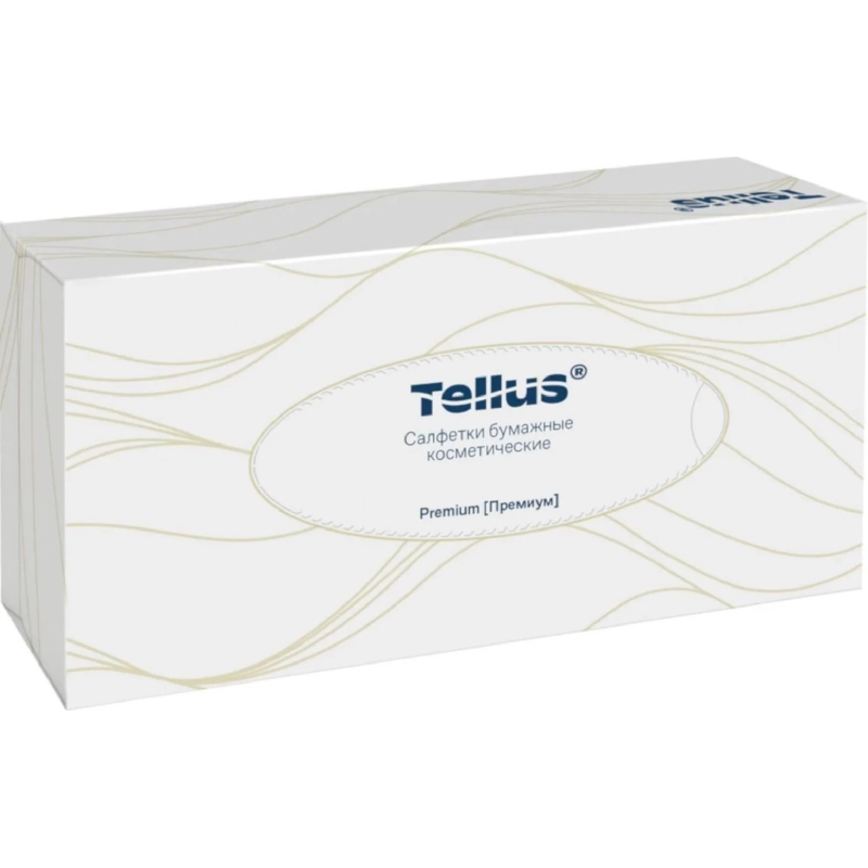 Салфетки косметические Торк/Tellus F1 д/лица 2сл. 100шт/уп 120380