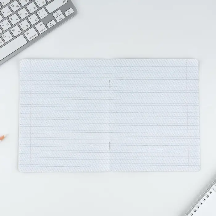 Тетрадь 12 листов в частую косую линейку, А5, на скрепке, блок №1 &laquo;Учись на 5+&raquo; МИКС