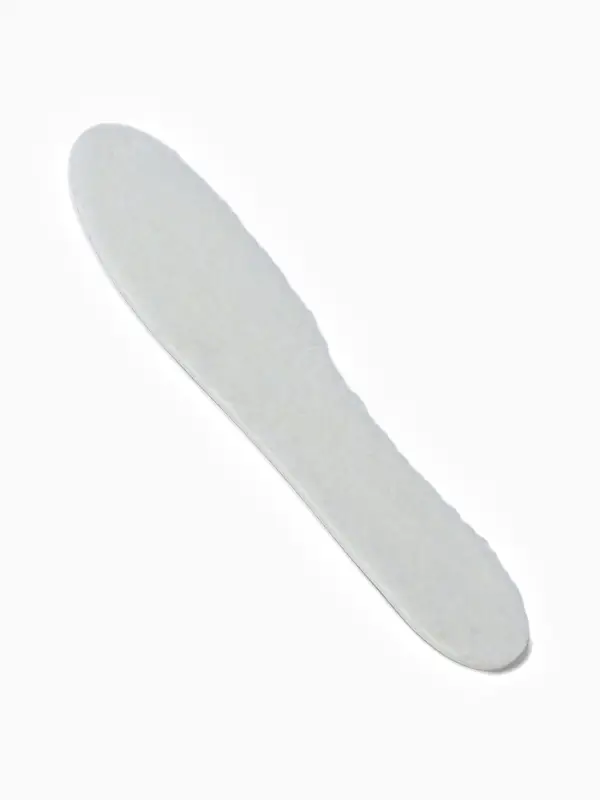 Стельки для обуви, утёпленные, двухслойные, универсальные, р-р RU до 46 (р-р Пр-ля до 46), 29 см, пара, белые