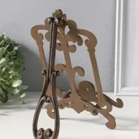 Сувенир чугун "Мольберт королевские вензели" 17х7х27 см