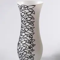 Ваза &laquo;Сфера&raquo;, h=26 см, стекло, белая