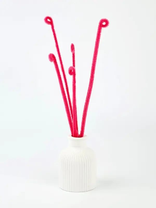 Синельная проволока набор 50 шт., розовая, 30 см