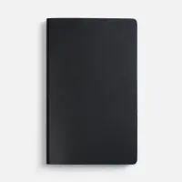 Ежедневник Trait, недатированный, черный с голубым