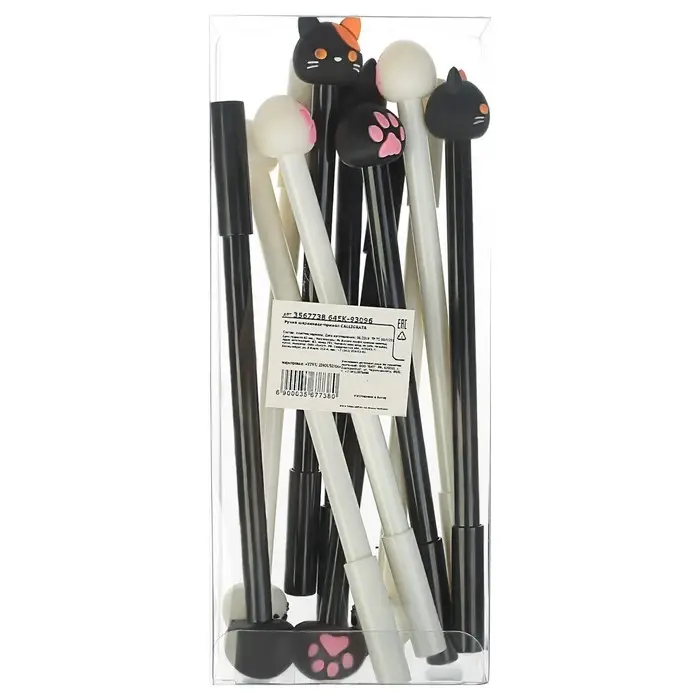 Ручка - прикол Calligrata «Котик/Лапка», гелевая, МИКС Ручка - прикол Calligrata «Котик/Лапка», гелевая, МИКС