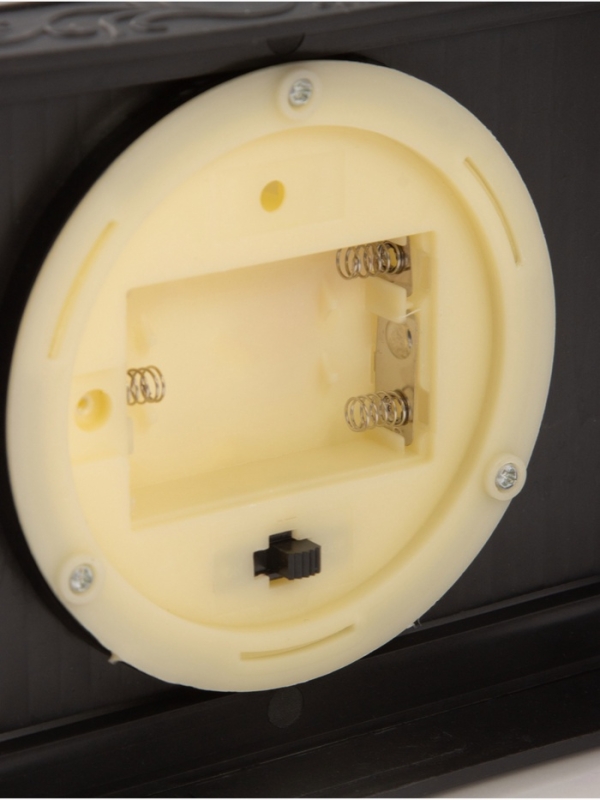 Светодиодная свеча в подсвечнике RISALUX «Дом со свечами», LED-ночник, 1.5 Вт, 3×ААА, 11×18×30 см