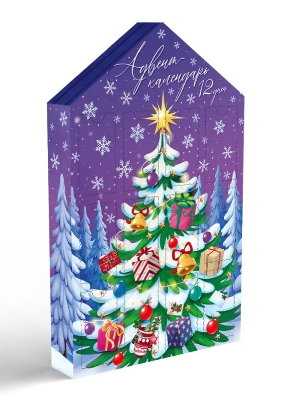 Детский адвент-календарь на 12 дней  Детский адвент-календарь на 12 дней "Ёлочка"