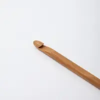Крючок для вязания, бамбуковый, d=7 мм, 15 см
