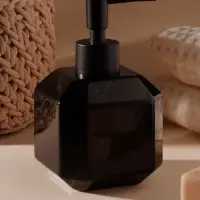 Дозатор для мыла SL Home &laquo;Артемида&raquo;, 380 мл, чёрный