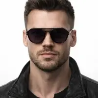 Очки солнцезащитные OneSun, uv 400, 14&times;14&times;5 см, линза 4.5&times;5.2 см, градиент