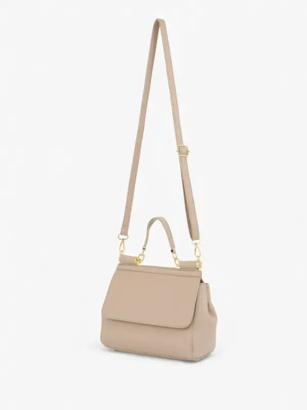 Сумка женская мессенджер TEXTURA на магните, 25&times;9&times;17 см, молочная