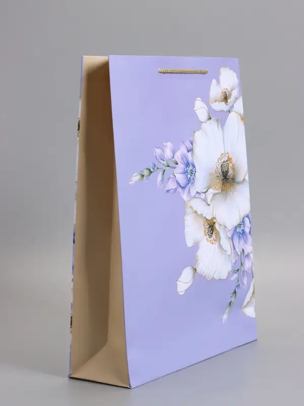 Пакет подарочный ламинированный &laquo;Счастье&raquo;, 33&times;42.5&times;10 см