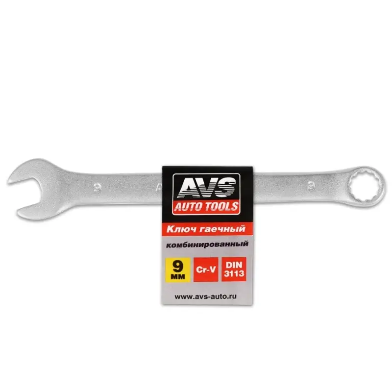 Ключ гаечный комбинированный (09 мм) AVS K30009