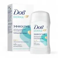 Дезодорант женский гипоаллергенный "Дав" против сильного пота, 40 мл