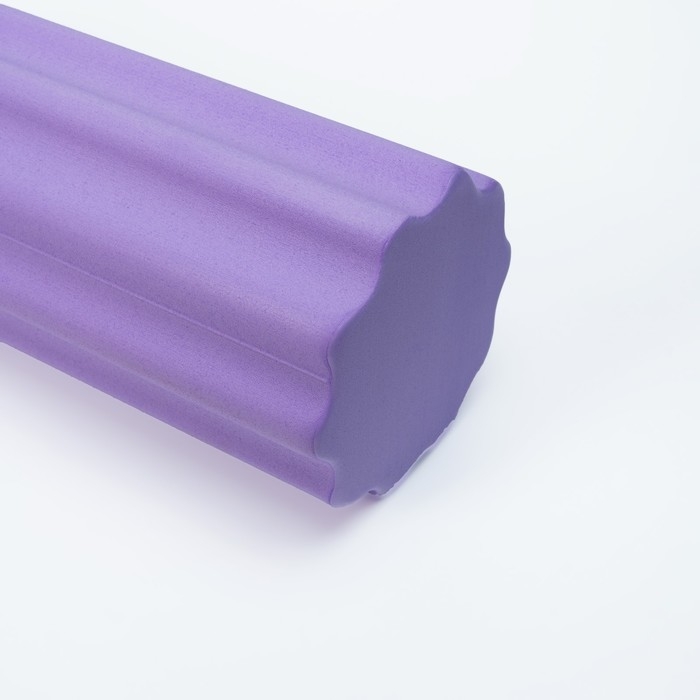 Ролик массажный Sangh, 45х15 см, цвет фиолетовый Ролик массажный Sangh, 45х15 см, цвет фиолетовый