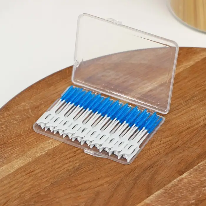 Зубочистки «Синтек», 24 шт, цвет синий Зубочистки «Синтек», 24 шт, цвет синий