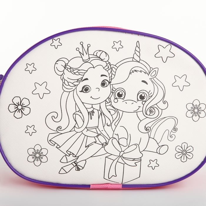 Набор для творчества: Сумка раскраска «Друзья навсегда», 22х16 см, отдел на молнии Набор для творчества: Сумка раскраска «Друзья навсегда», 22х16 см, отдел на молнии