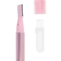 Триммер LEP-05, для бровей, от батареек 1хААА, розовый