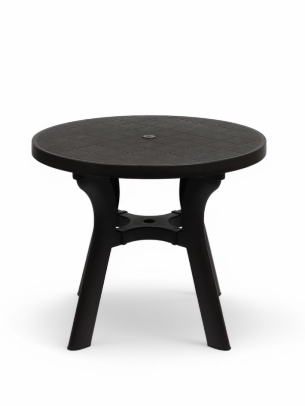 Стол круглый «Атлант», 90×90×76.5 см, коричневый Стол круглый «Атлант», 90×90×76.5 см, коричневый