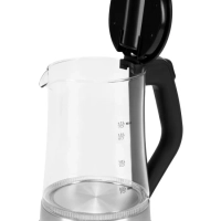 Чайник HYK-G3401 1,7л 2200Вт черный (стекло)