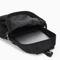 Рюкзак школьный, с рисунком, для мальчика, 1 отделение, 5 карманов, 31&times;14&times;45 см, чёрный