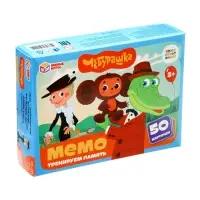 Настольная игра МЕМО "Чебурашка" 4650250592440