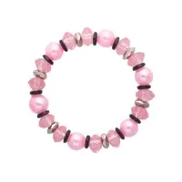 Браслет детский &laquo;Выбражулька. Ундина&raquo;, d=6 см, черный, розовый