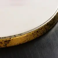 Блюдо фарфоровое сервировочное с бортиком Magistro Poursephona, d=25.5 см, бежевый