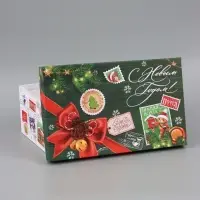 Коробка подарочная, набор 10 в 1 &laquo;Новогодняя почта&raquo;, 32.5&times;20&times;12.5 - 12&times;7&times;4 см