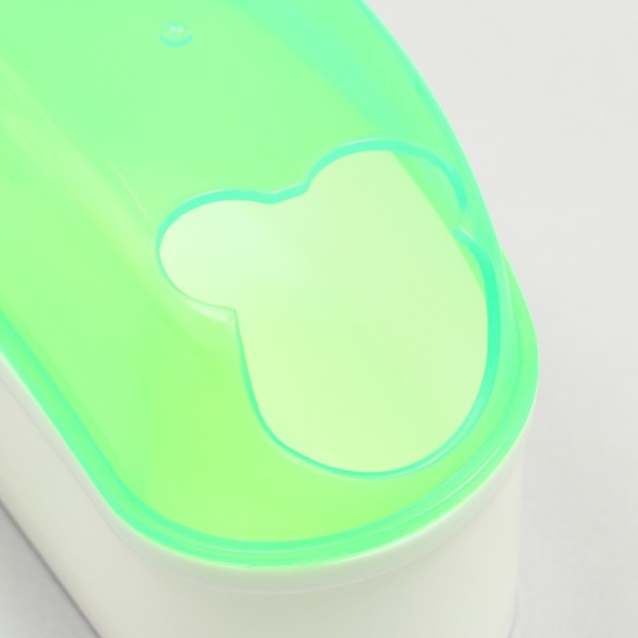 Туалет-туннель с лопаткой для грызунов Туалет-туннель с лопаткой для грызунов "Пижон", 14,5 х 7 х 7 см, зелёный