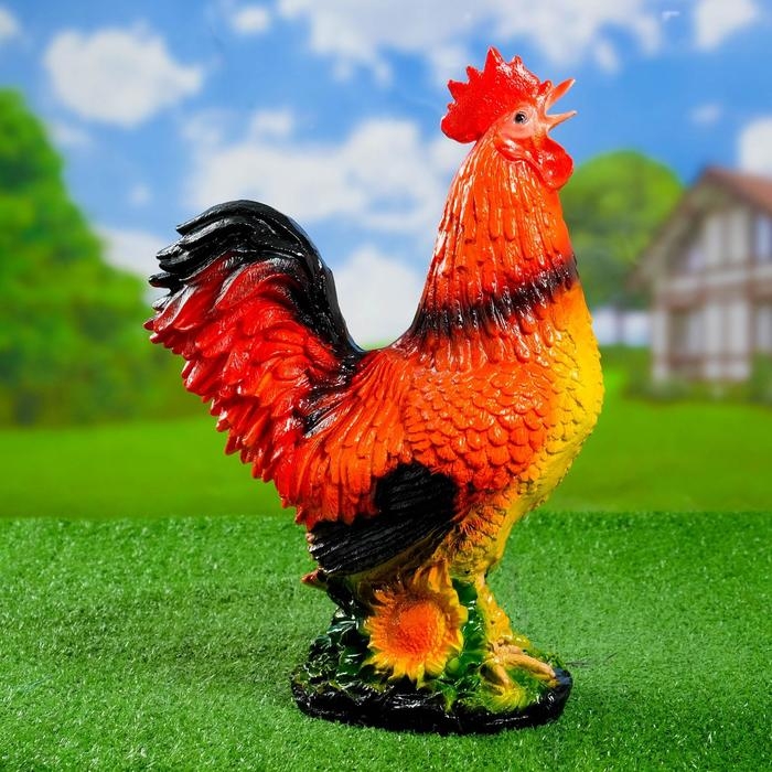 Садовая фигура  Садовая фигура "Петух" 40х15х28см