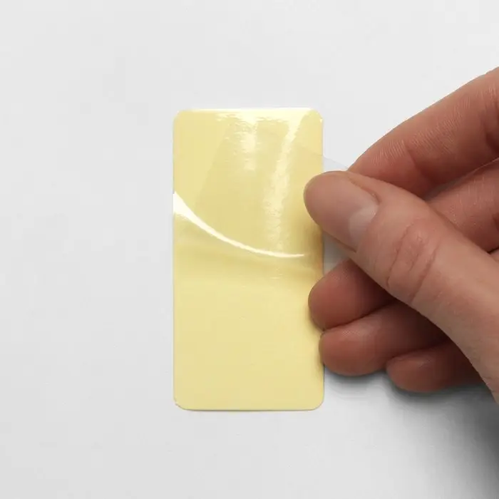 Ценник самоклеящийся, набор 50 шт., 6×3 см, цвет прозрачный