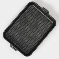 Противень &laquo;Хозяюшка&raquo;, 27&times;35 см, h=6 см, антипригарное покрытие, бордовый