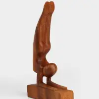 Абстракция &laquo;Гимнастика&raquo;, 11&times;4&times;20 см, дерево суар