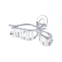 Крабик для волос &laquo;Хилман&raquo;, бант, 11 см, серебро