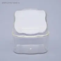 Кормушка для птиц, 6.7&times;6.2&times;8 см, внешняя, пластик, прозрачная