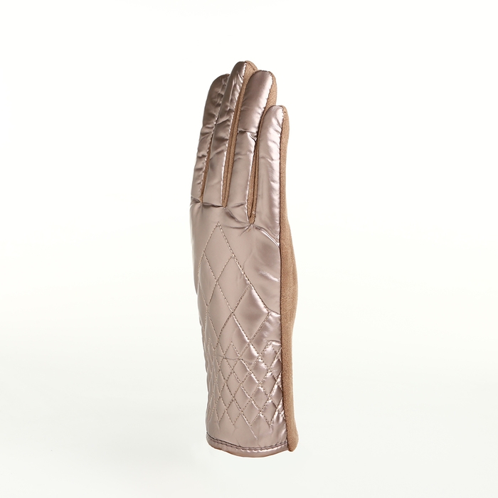 Перчатки женские, безразмерные, без утеплителя, цвет бежевый